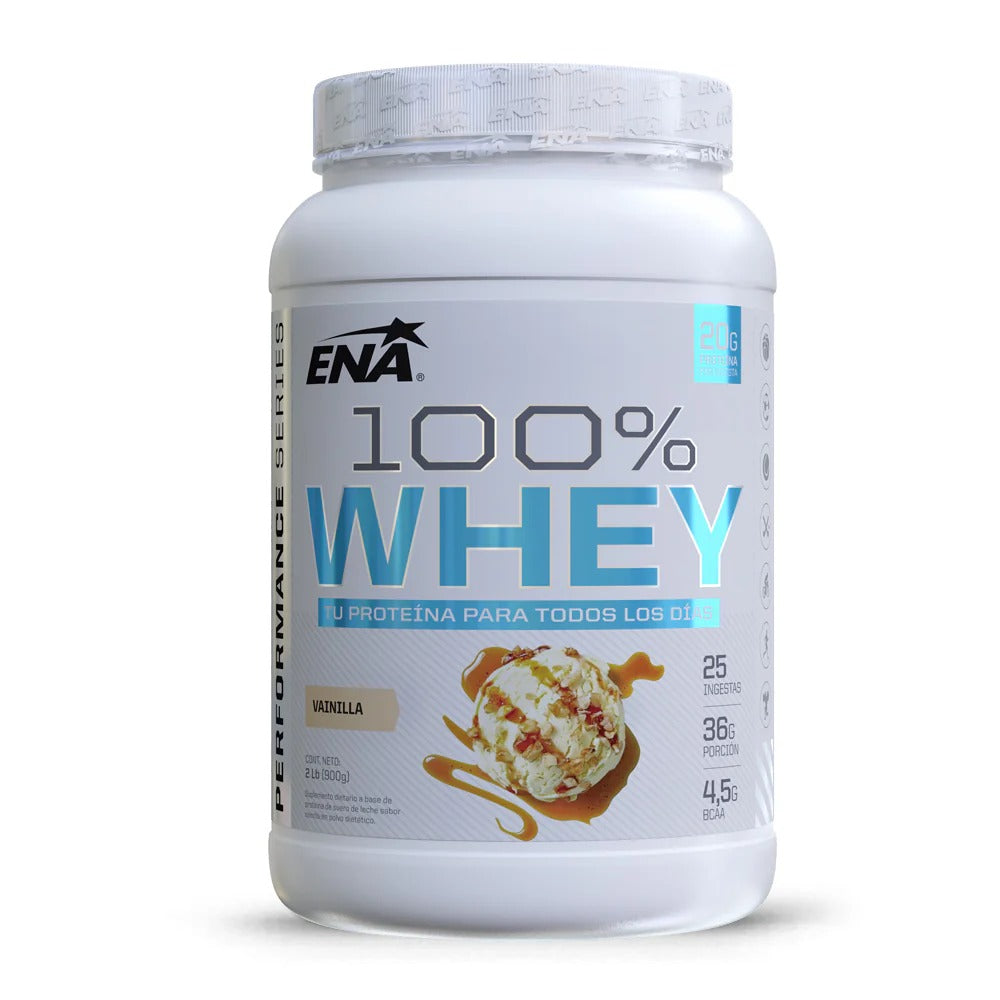ENA 100% WHEY - VAINILLA 2LB (900gr)