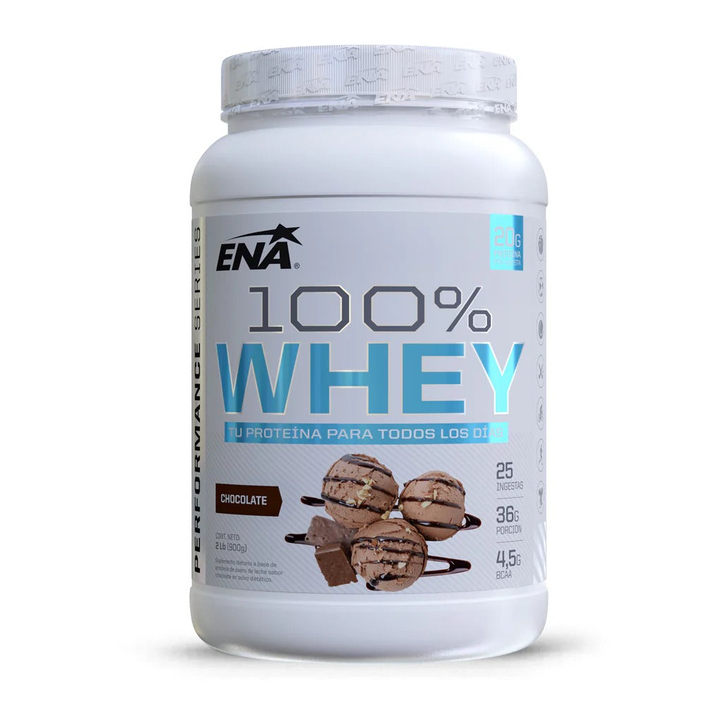 ENA 100% WHEY - CHOCOLATE 2LB (900gr)