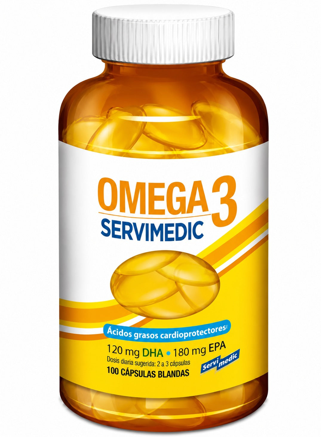SERVIMEDIC OMEGA 3 - 100 cápsulas