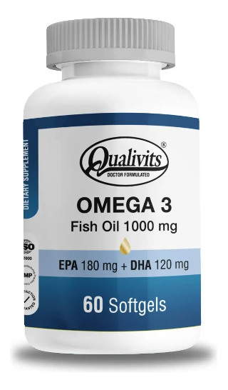 QUALIVITIS OMEGA 3 - 1000mg 60 cápsulas