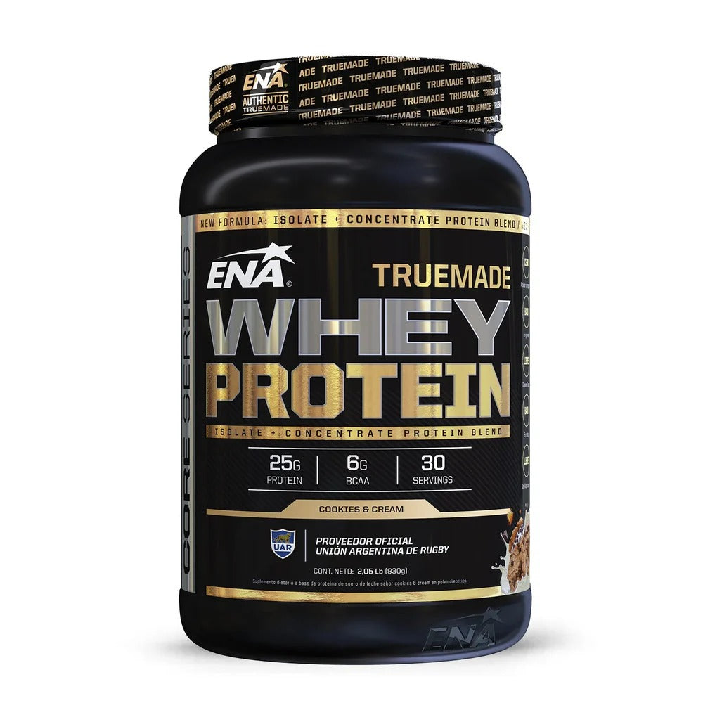 ENA WHEY TRUE MADE - COOKIES AND CREAM 2LB (900gr)