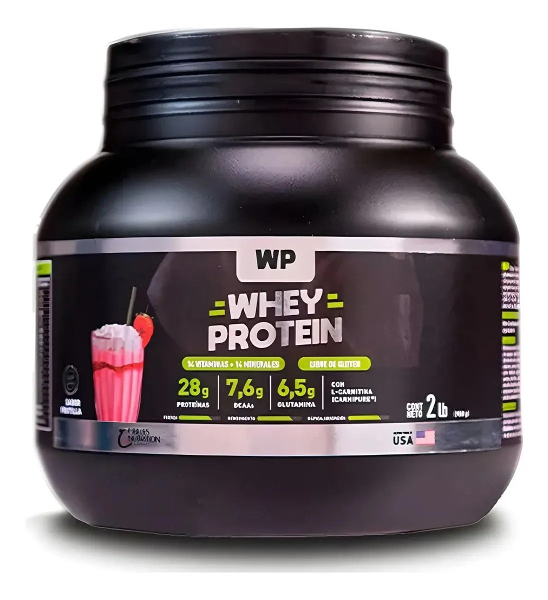 CIBELES WP WHEY PROTEIN - FRUTILLA 2LB (900gr)