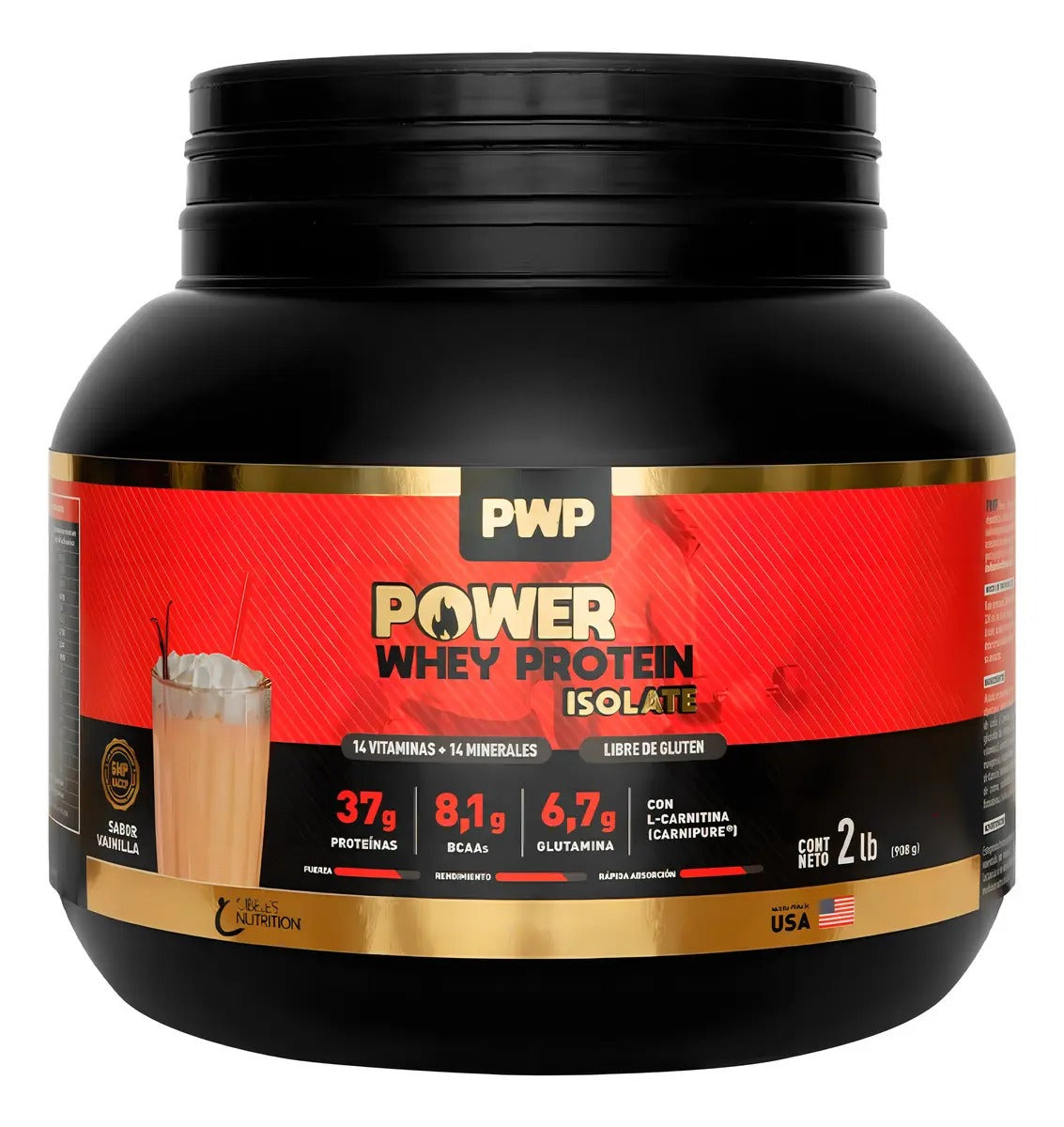 CIBELES PWP WHEY PRO - VANILLA 2LB (900gr)
