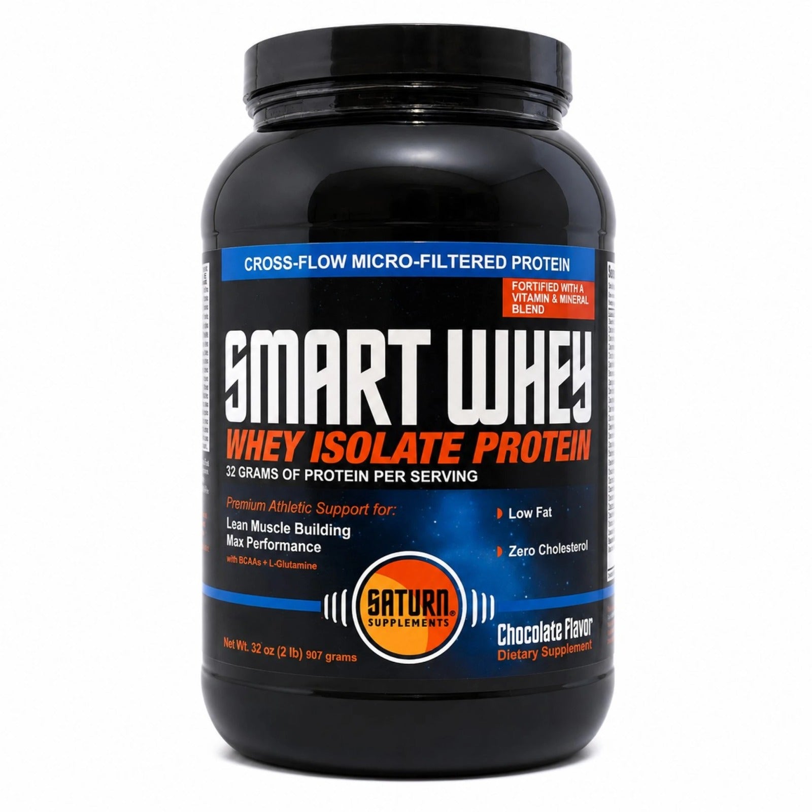 SATURN SMART WHEY ISOLADO - CHOCOLATE 2LB (900g)